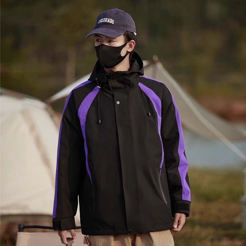 Men - Black and purple